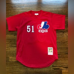 Montreal Expos batting practice jersey Randy Johnson size Medium